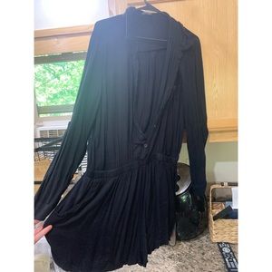 Plus size black short romper